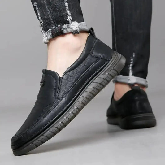 Mens Trendy Daily Wear Black Shoes for Men
