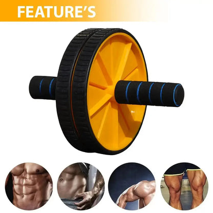 Premium Abs Roller with Knee Mat for Home Workout