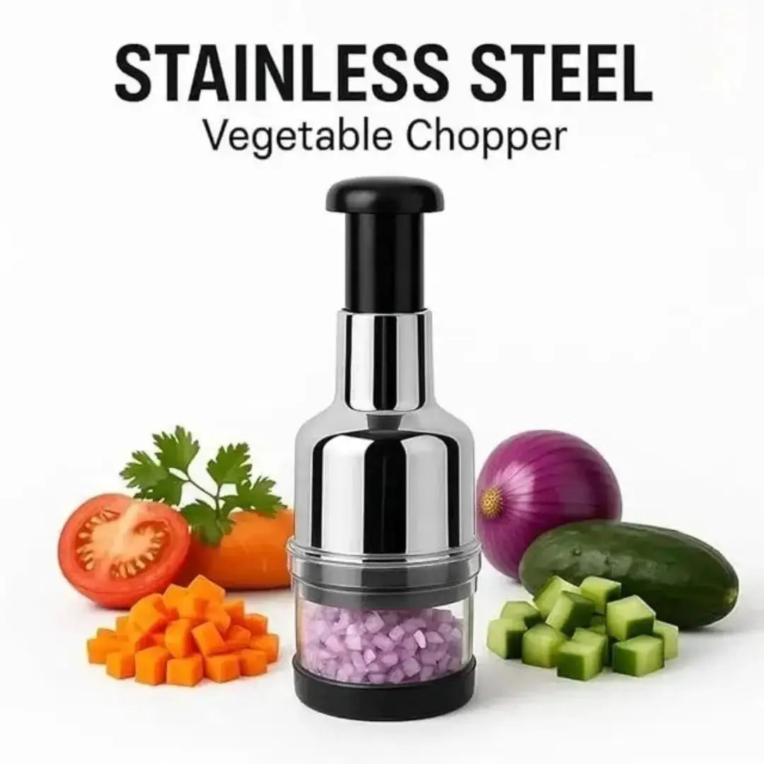 Vegetable Chopper and Slicer-Manual Mini Hand Chopper