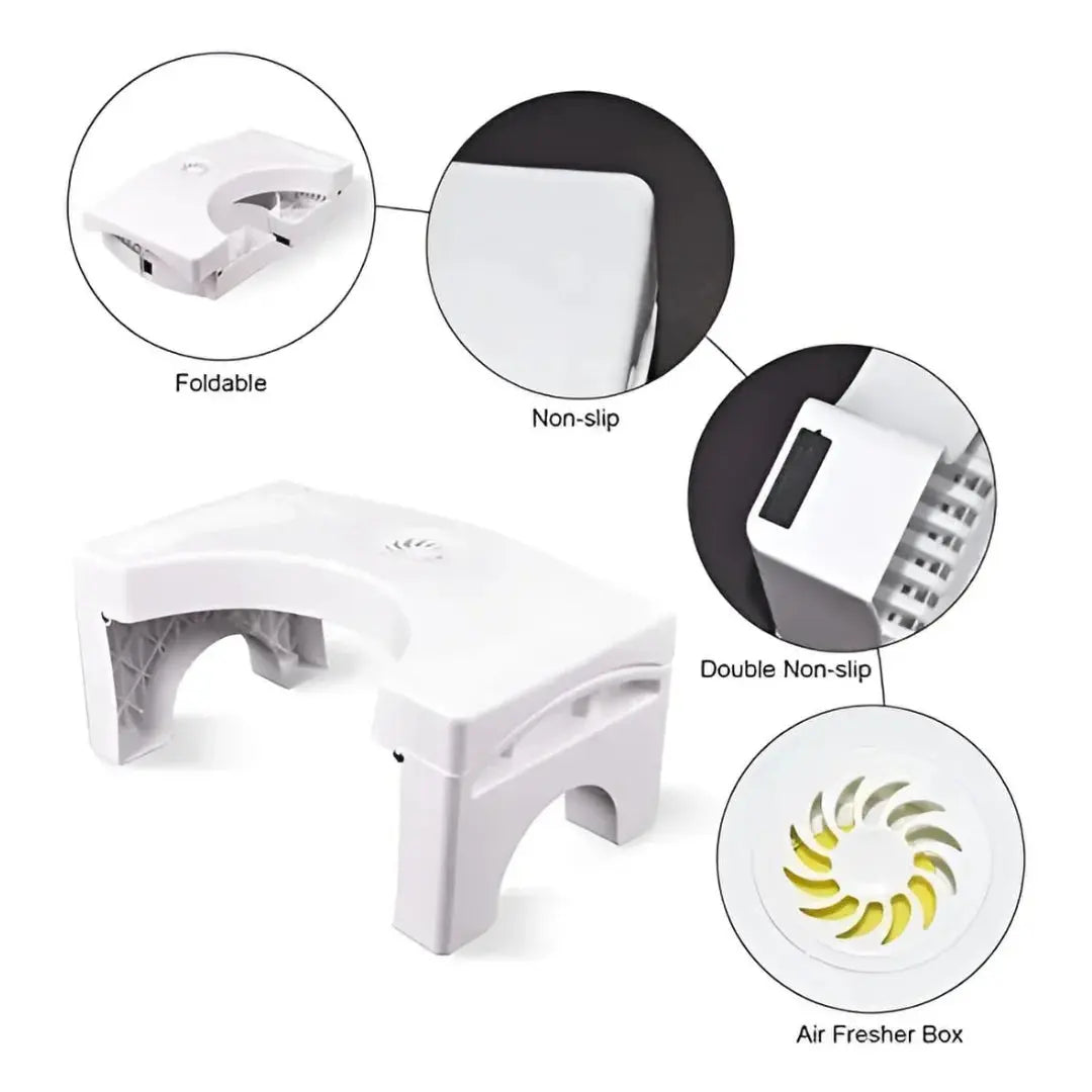 Foldable Potty Stool Anti-Slip Bathroom Squat Step