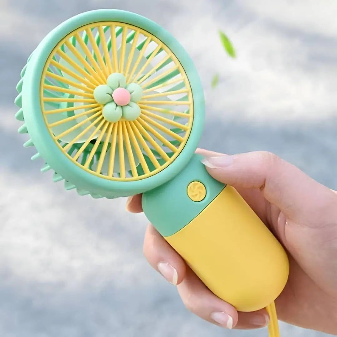 Portable Fan USB Rechargeable Handheld Mini Fan