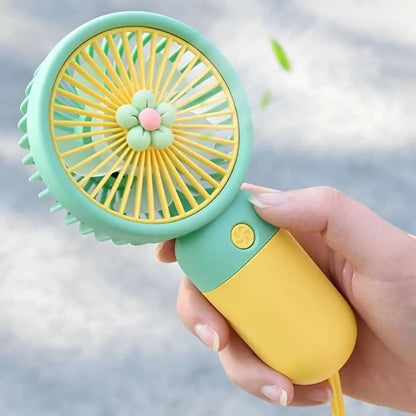 Portable Fan USB Rechargeable Handheld Mini Fan