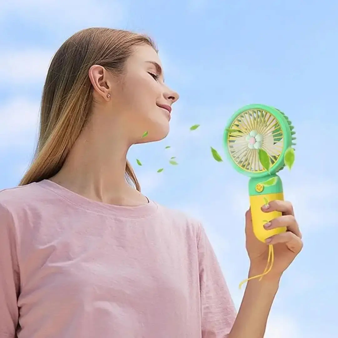Portable Fan USB Rechargeable Handheld Mini Fan