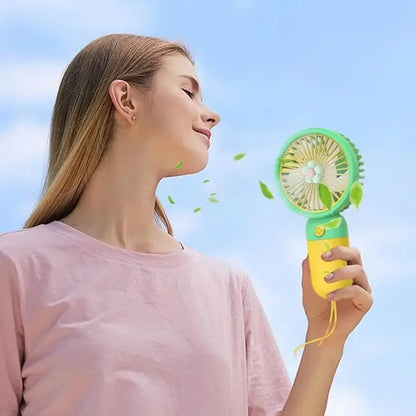 Portable Fan USB Rechargeable Handheld Mini Fan
