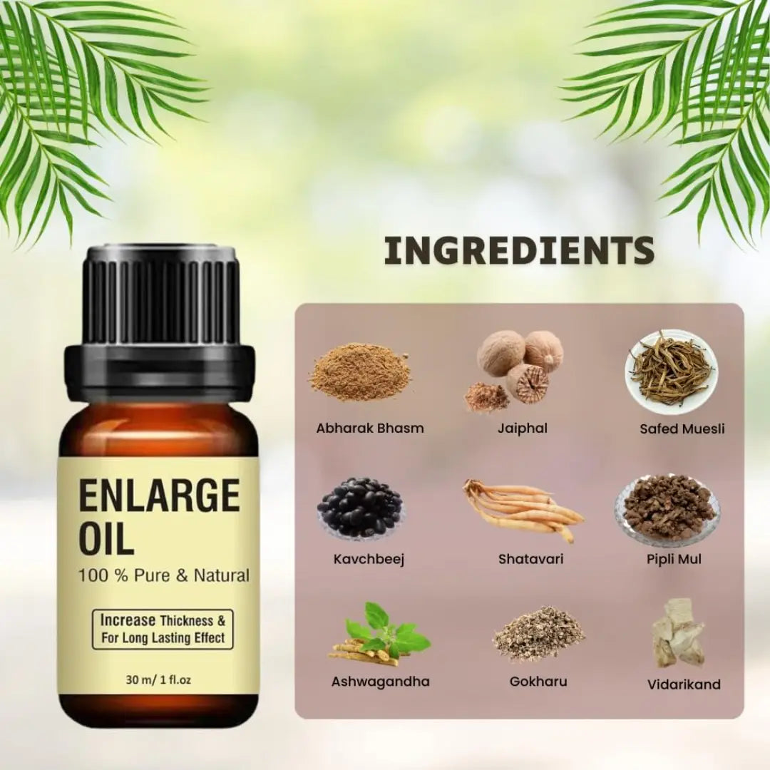 Enlarge Oil Pure and Natural (Pack of 2)