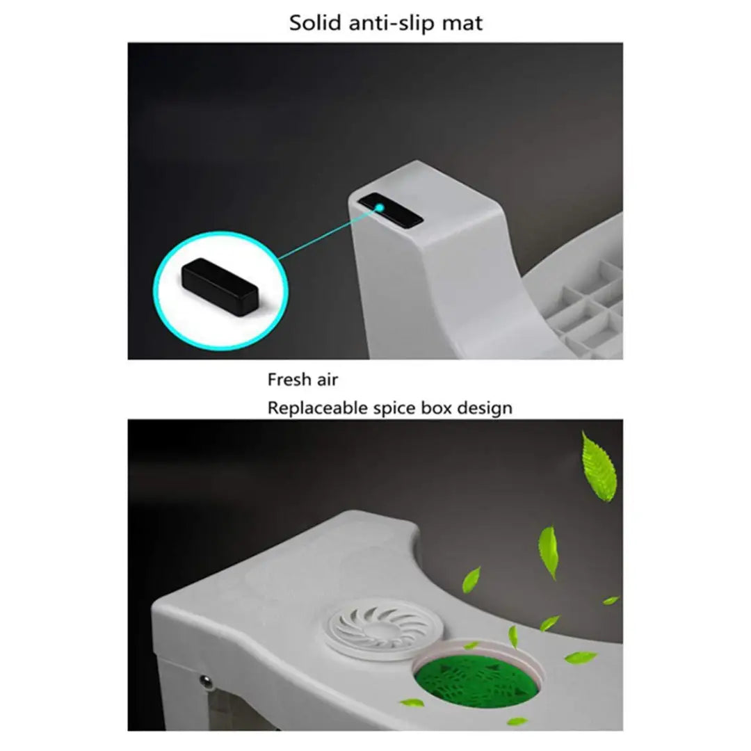Foldable Potty Stool Anti-Slip Bathroom Squat Step