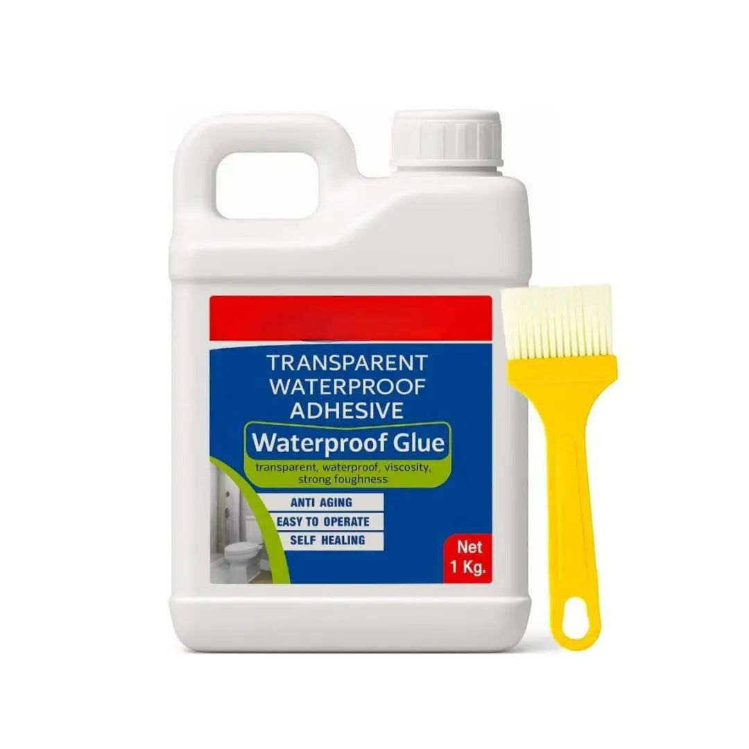 Crack Seal Agent with Brush Waterproofing Chemical for Roof (1 Kg)