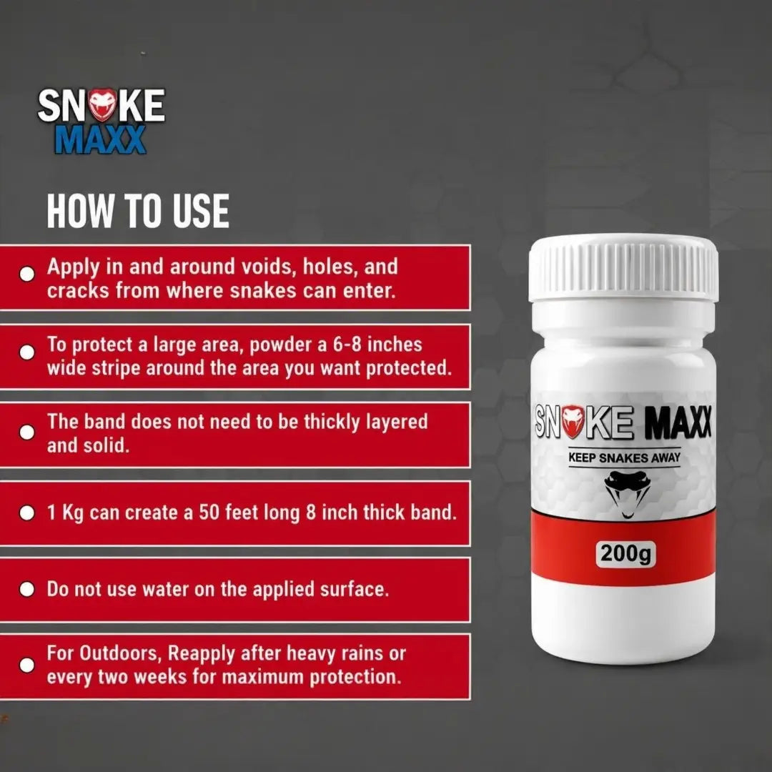 Snake Repellent Powder 200g Container (Pack of 1)