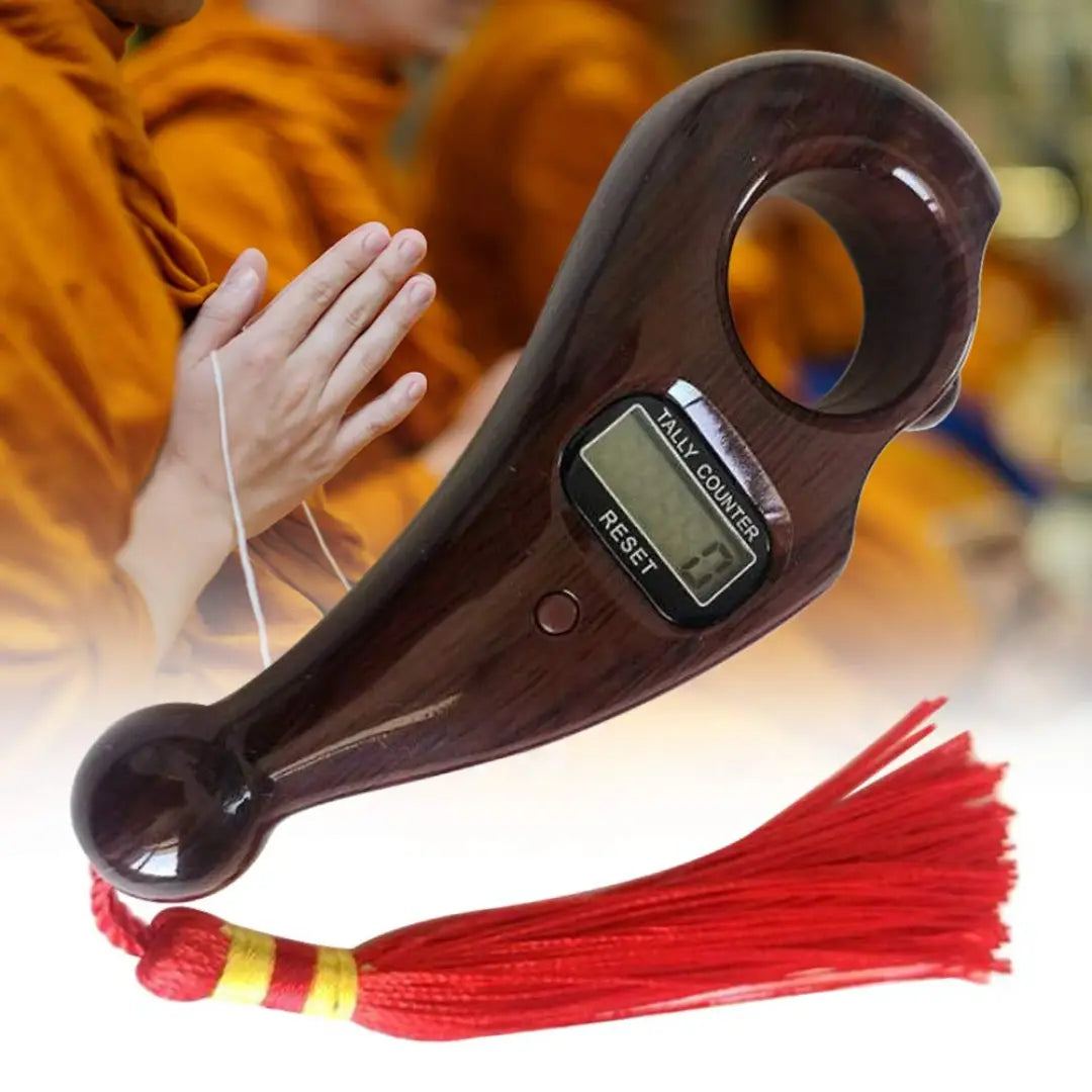 Jap Mala Counter – Manual Finger Rotating Digital Tally Counter