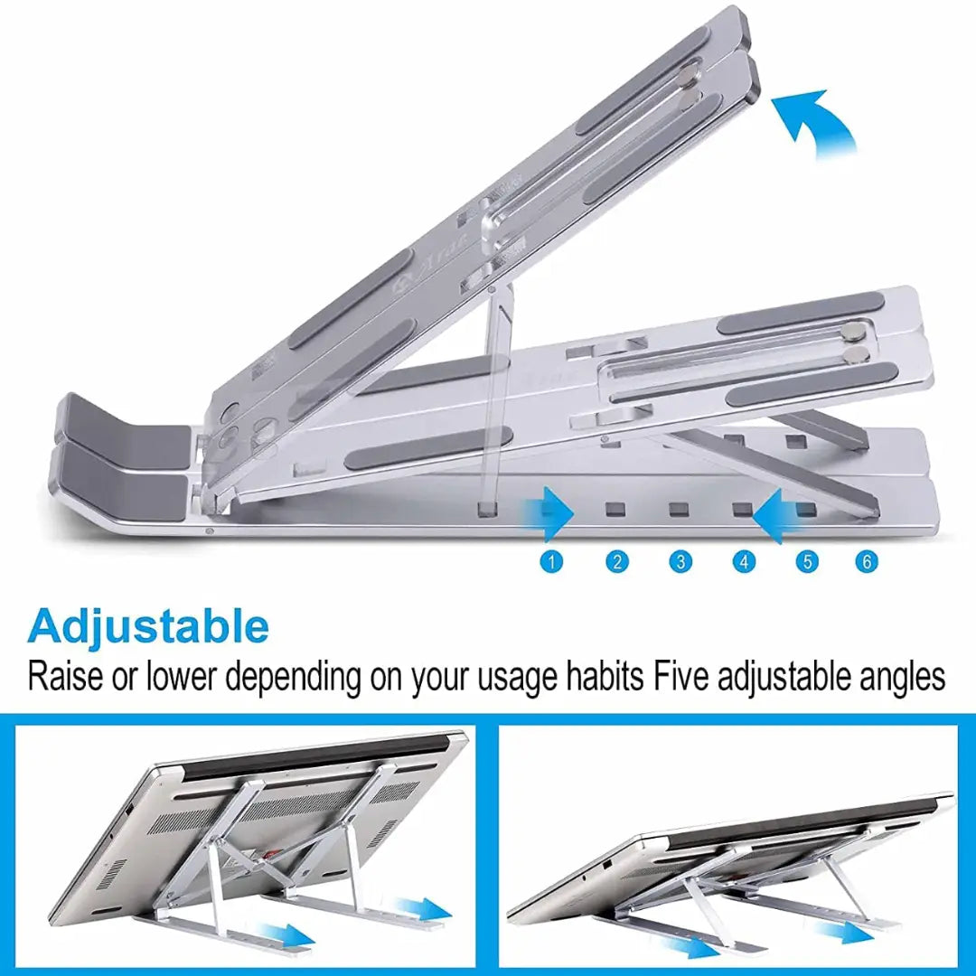 Laptop Stand for Desk Adjustable Aluminum Laptop Stand