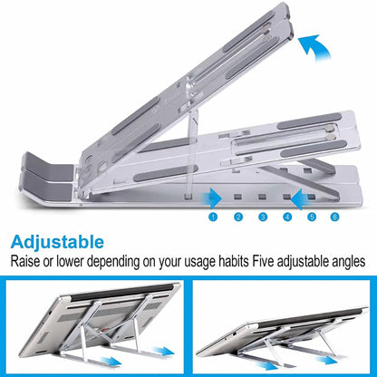 Laptop Stand for Desk Adjustable Aluminum Laptop Stand