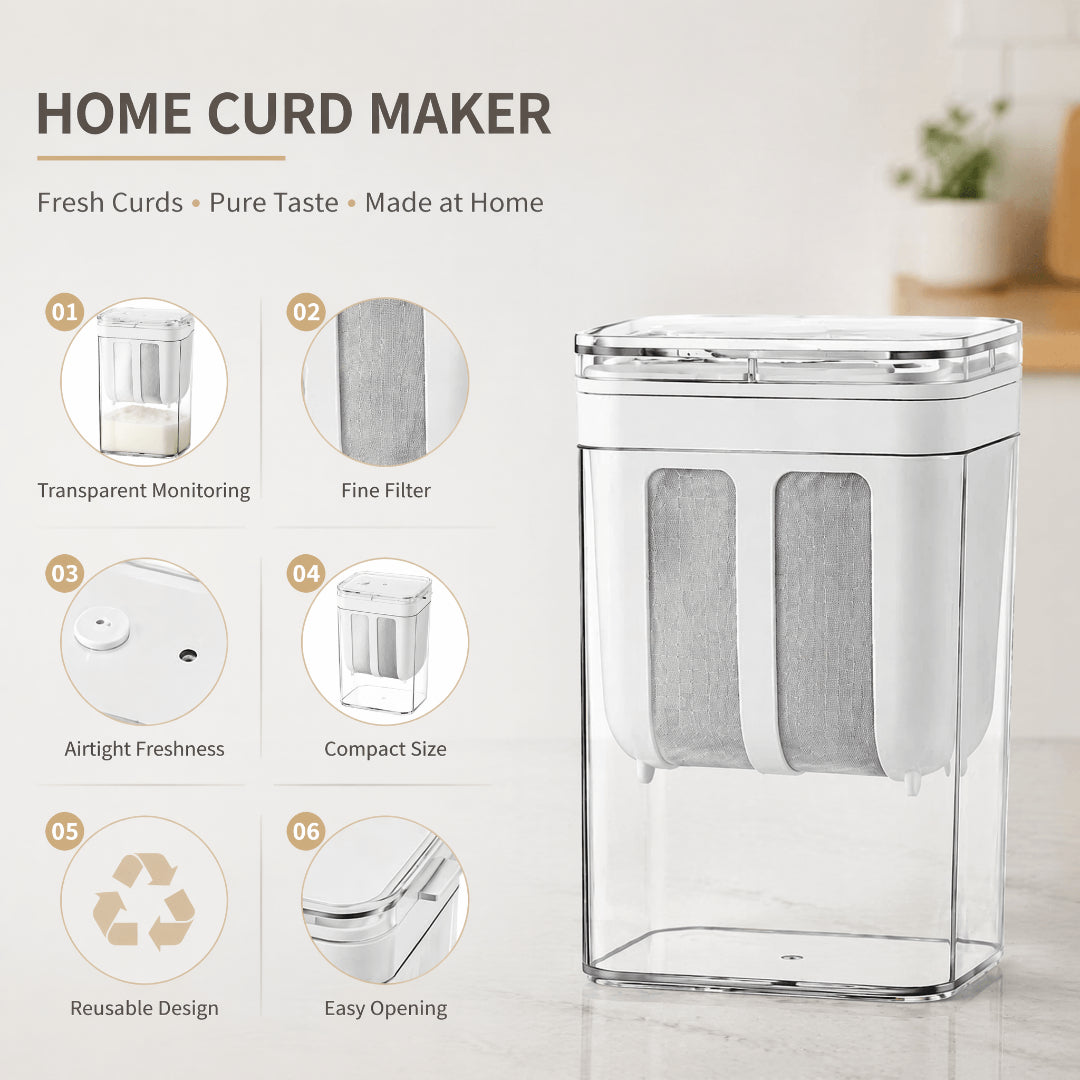 Hung Curd Maker for Home Yogurt Maker with Filter