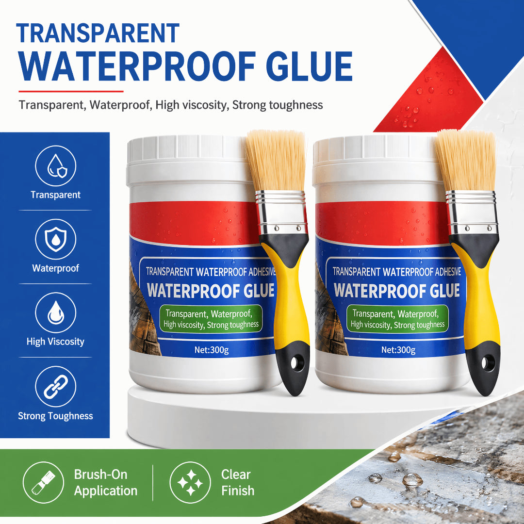 Waterproofing Chemical Waterproof Glue for Roof Cracks (300g × Pack of 2)