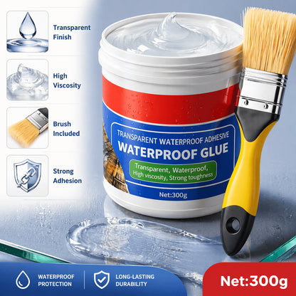 Waterproofing Chemical Waterproof Glue for Roof Cracks (300g × Pack of 2)