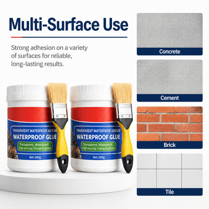 Waterproofing Chemical Waterproof Glue for Roof Cracks (300g × Pack of 2)