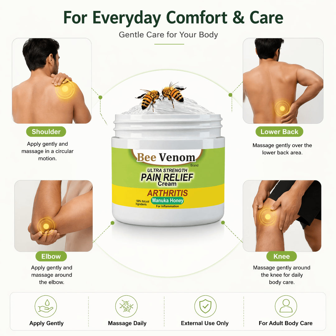 Bee Venom Cream for Bone & Joint Massage (Pack of 1)