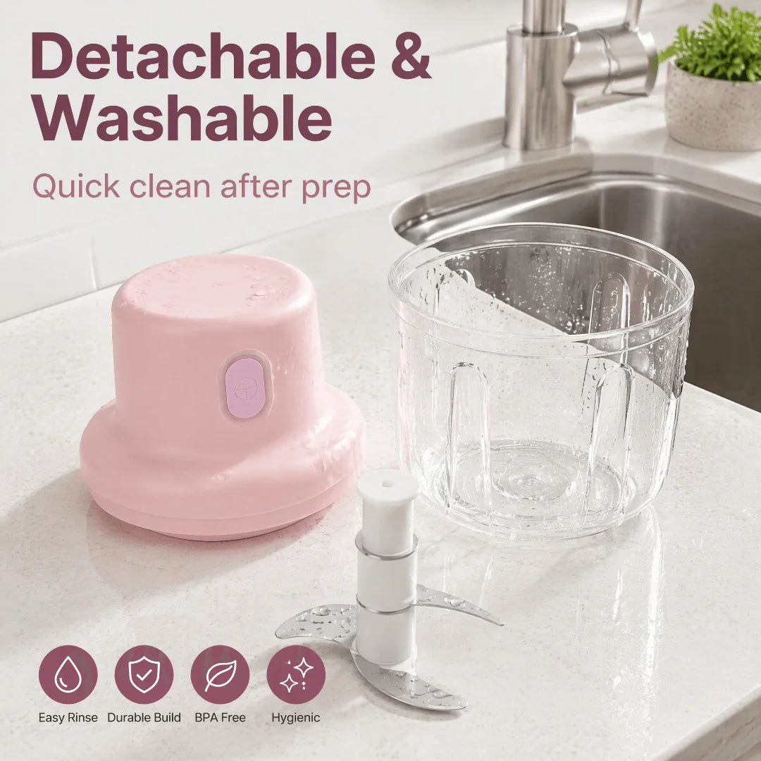 Vegetable Chopper Electric Chopper USB Wireless 250ml