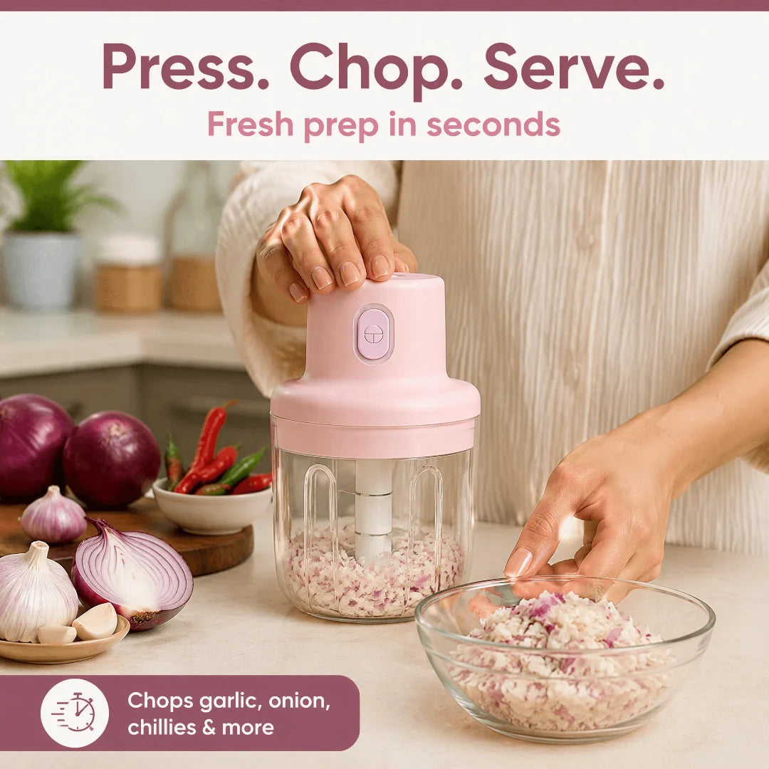 Vegetable Chopper Electric Chopper USB Wireless 250ml
