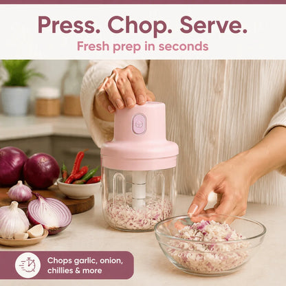 Vegetable Chopper Electric Chopper USB Wireless 250ml