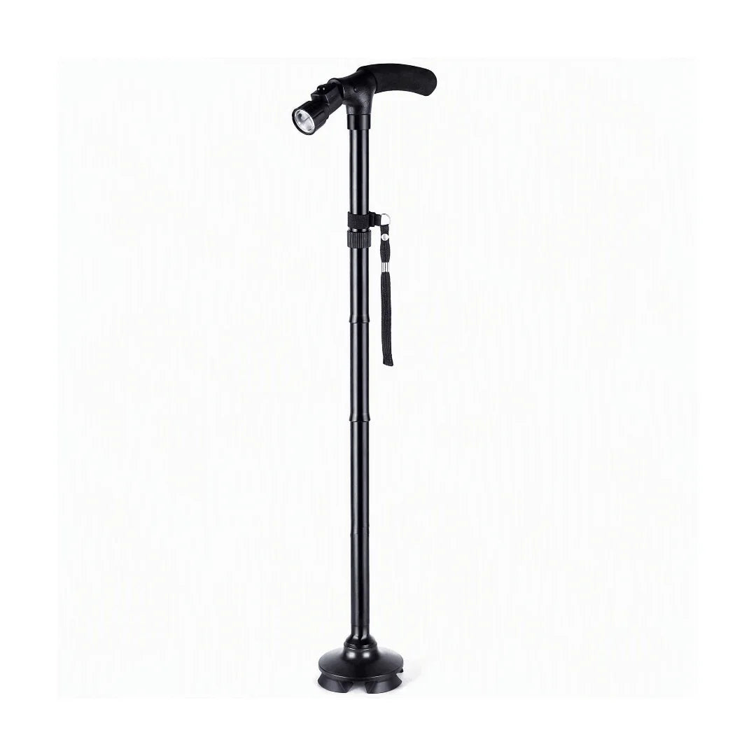 Walking Stick Collapsible with LED Light for Elders