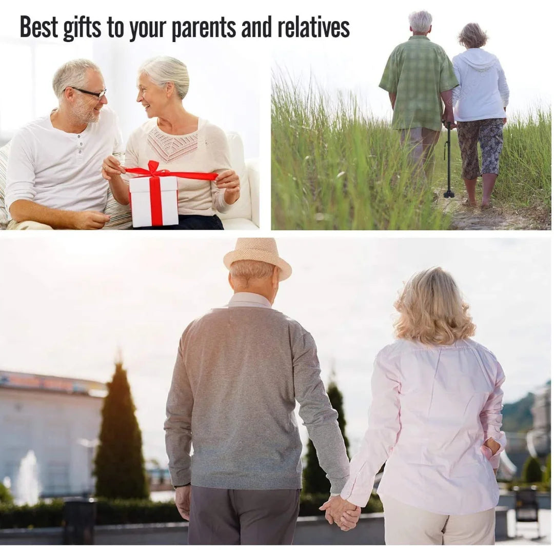 Walking Stick Collapsible with LED Light for Elders