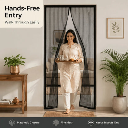Mosquito Net for Doors | Magnetic Door Mesh