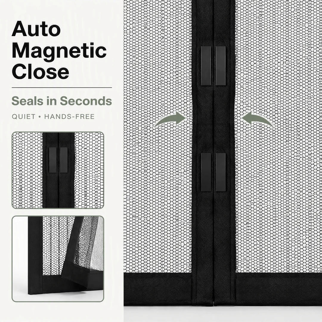 Mosquito Net for Doors | Magnetic Door Mesh