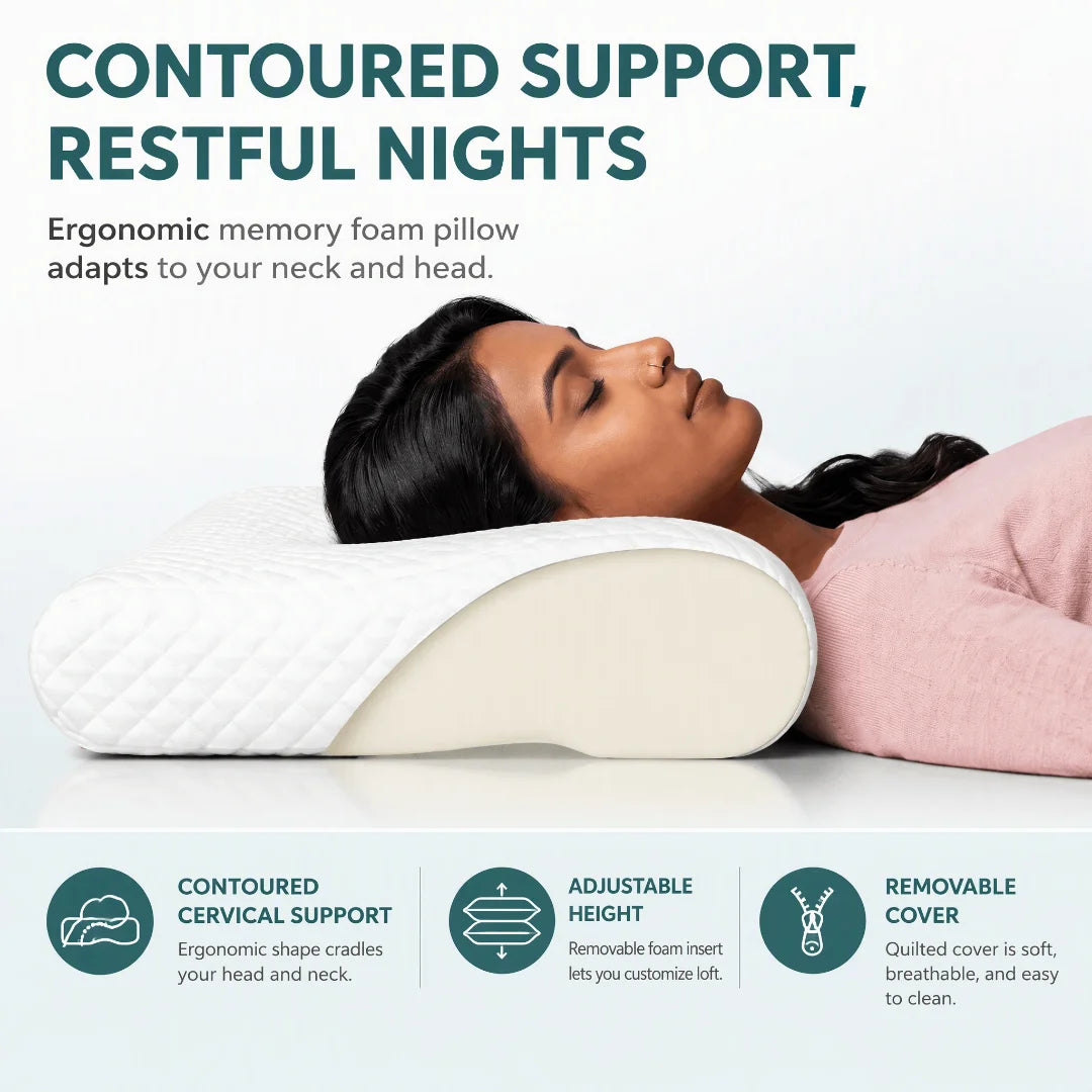 Orthopedic Neck Pillow Cervical Pillow for Sleeping
