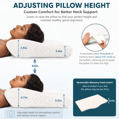 Orthopedic Neck Pillow Cervical Pillow for Sleeping