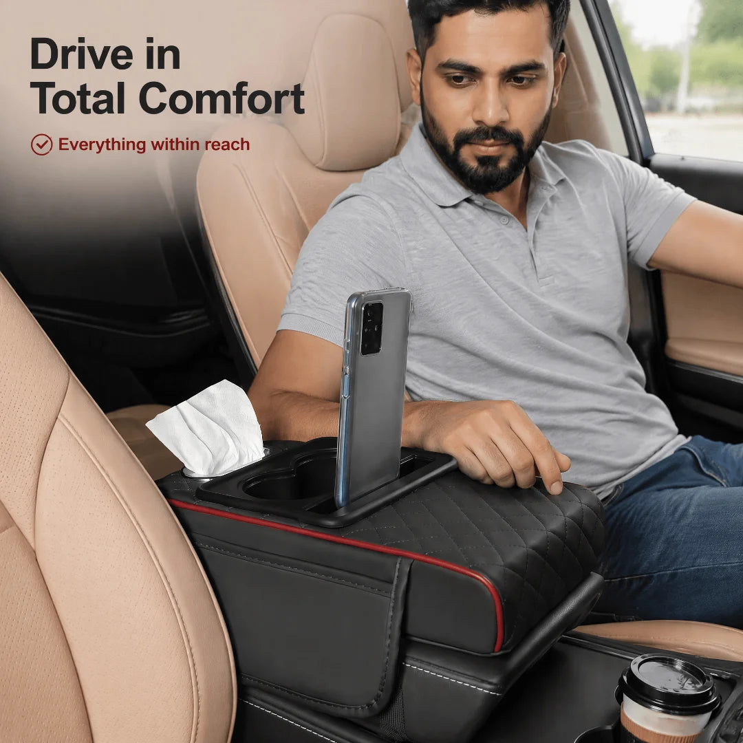 Car Armrest Cover Leather Armrest Cover Universal