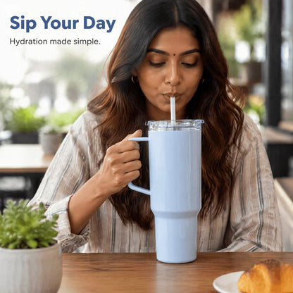 Tumbler Bottle Tumbler with Straw Lid (1800ml)