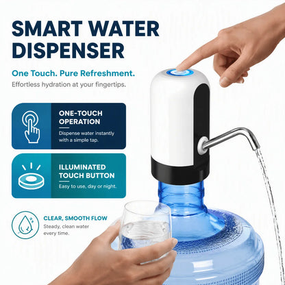 Water Dispenser Automatic 20L Bottle USB Type-C Pump