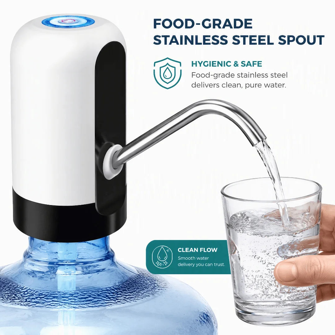 Water Dispenser Automatic 20L Bottle USB Type-C Pump