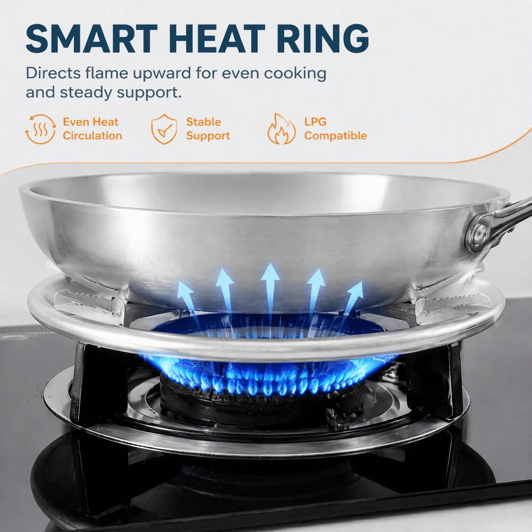 Gas Saver Gas Burner Stand for LPG Stove Burner (Pack of 2)