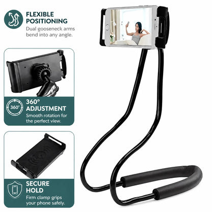 Mobile Holder Lazy Neck Phone Holder Stand Flexible