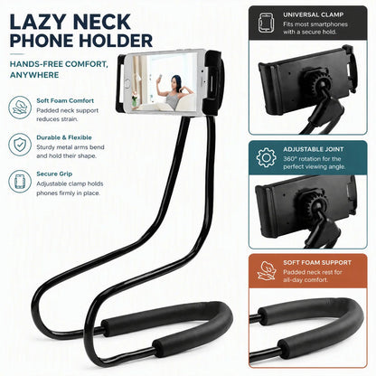 Mobile Holder Lazy Neck Phone Holder Stand Flexible