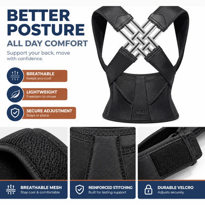 Posture Corrector Belt for Men & Women Adjustable