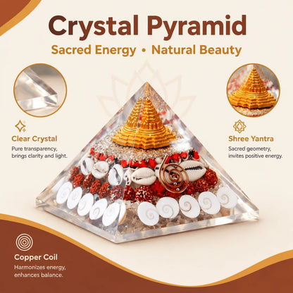 Vastu Pyramid Shree Yantra Gomati Chakra Crystal
