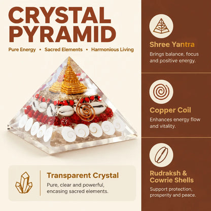 Vastu Pyramid Shree Yantra Gomati Chakra Crystal