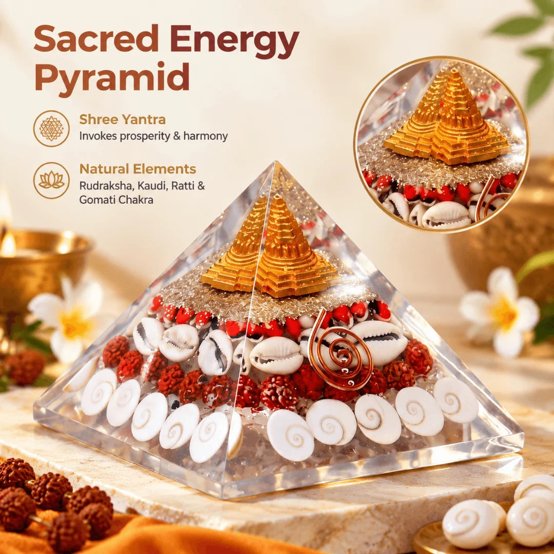 Vastu Pyramid Shree Yantra Gomati Chakra Crystal