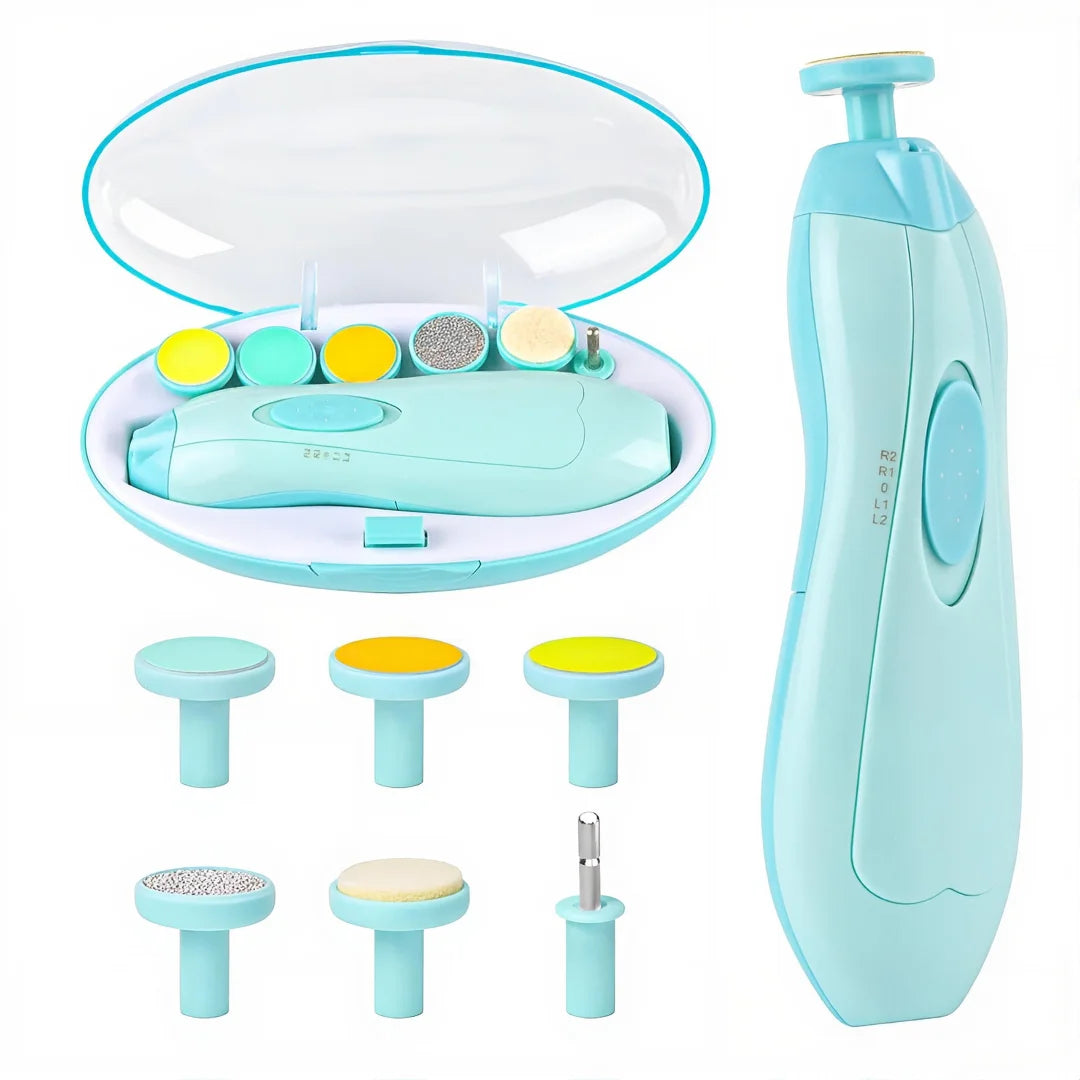 Nail Clipper for Baby with LED Light & 6 Grinding Heads, Baby Nail Trimmer