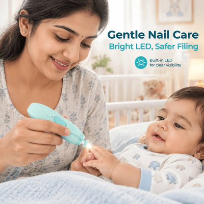 Nail Clipper for Baby with LED Light & 6 Grinding Heads, Baby Nail Trimmer