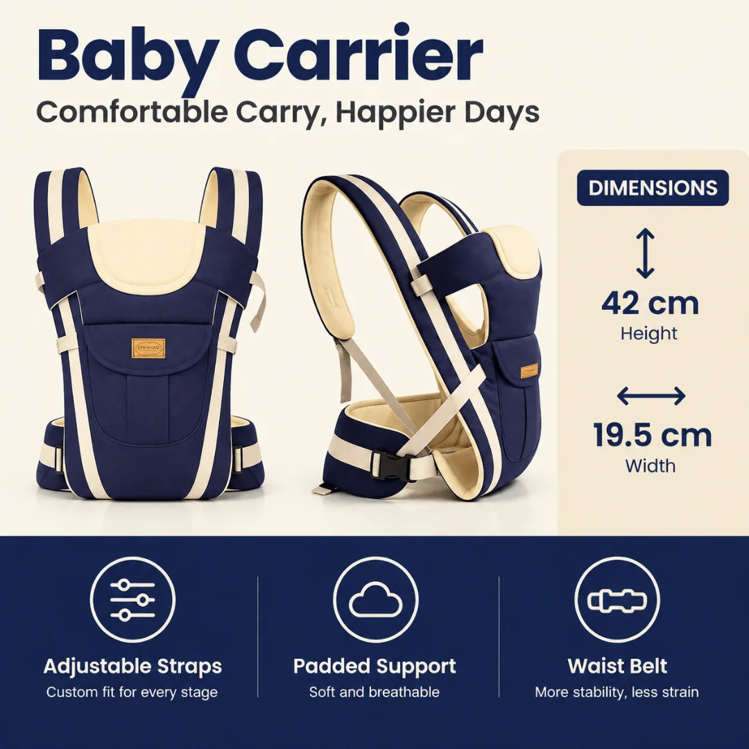Baby Carrier 4-in-1 Ergonomic Baby Carrier Bag