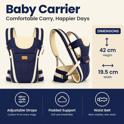 Baby Carrier 4-in-1 Ergonomic Baby Carrier Bag