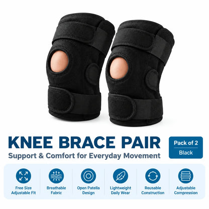 Knee Brace Compression Knee Cap for Men & Women (Pack of 1)