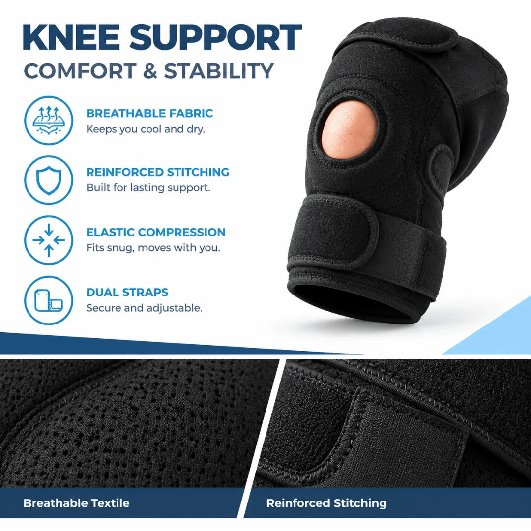 Knee Brace Compression Knee Cap for Men & Women (Pack of 1)