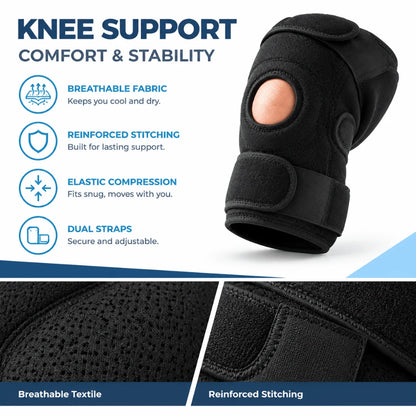Knee Brace Compression Knee Cap for Men & Women (Pack of 1)