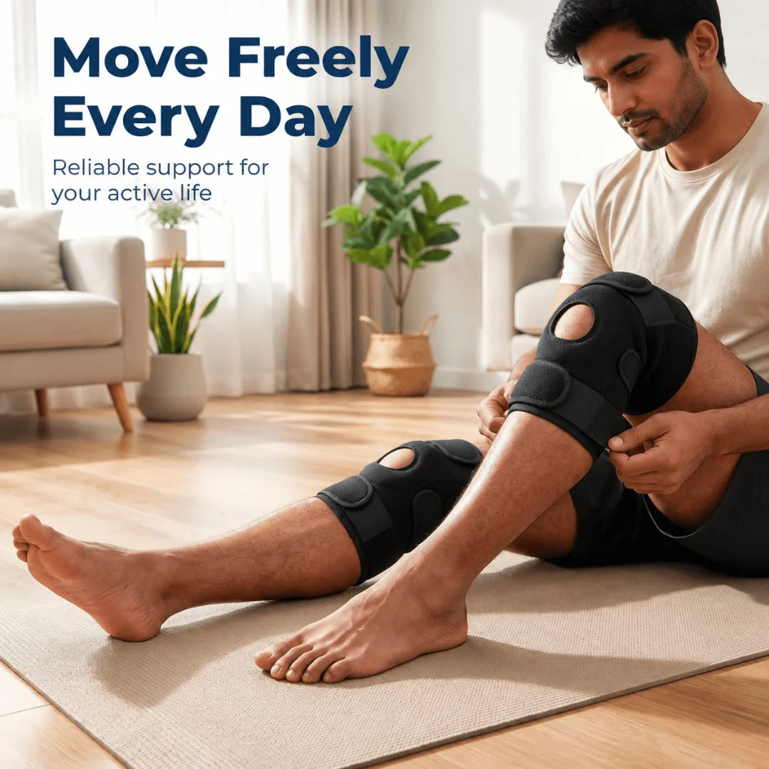 Knee Brace Compression Knee Cap for Men & Women (Pack of 1)