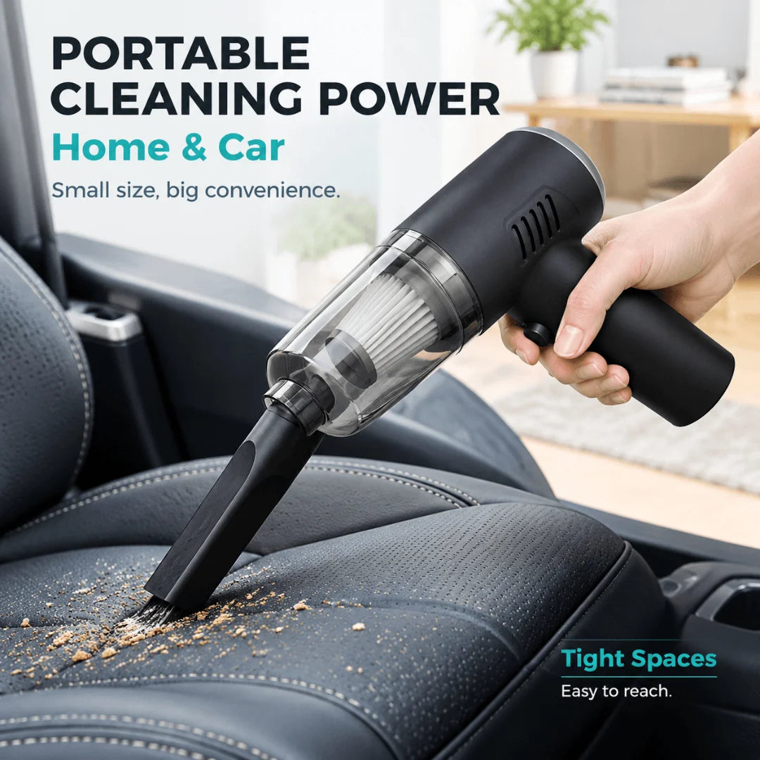 Vacuum Cleaner 3-in-1 Mini Portable for Car & Home