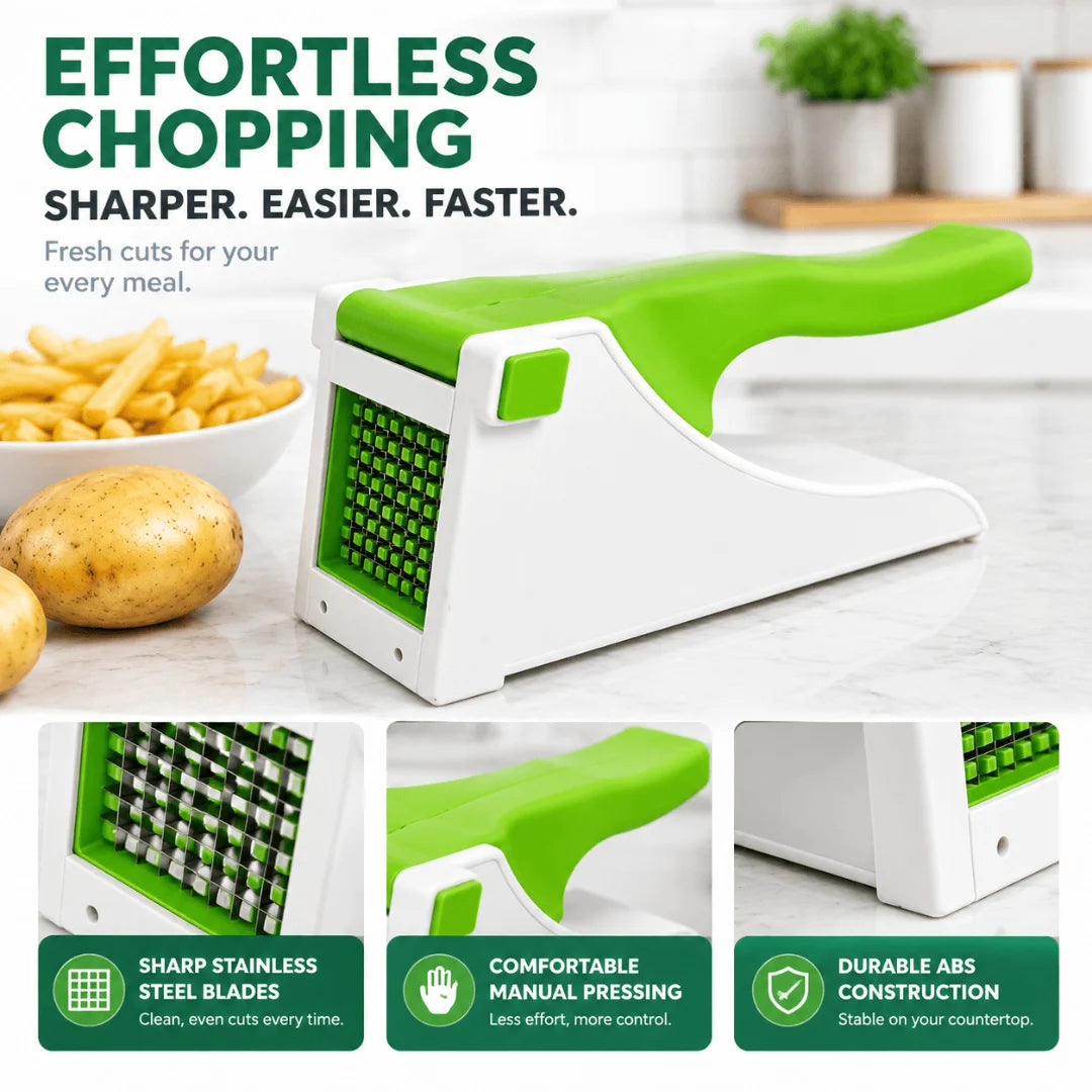 Vegetable Cutter | French Fries Cutter | 8-in-1 Vegetable Chopper